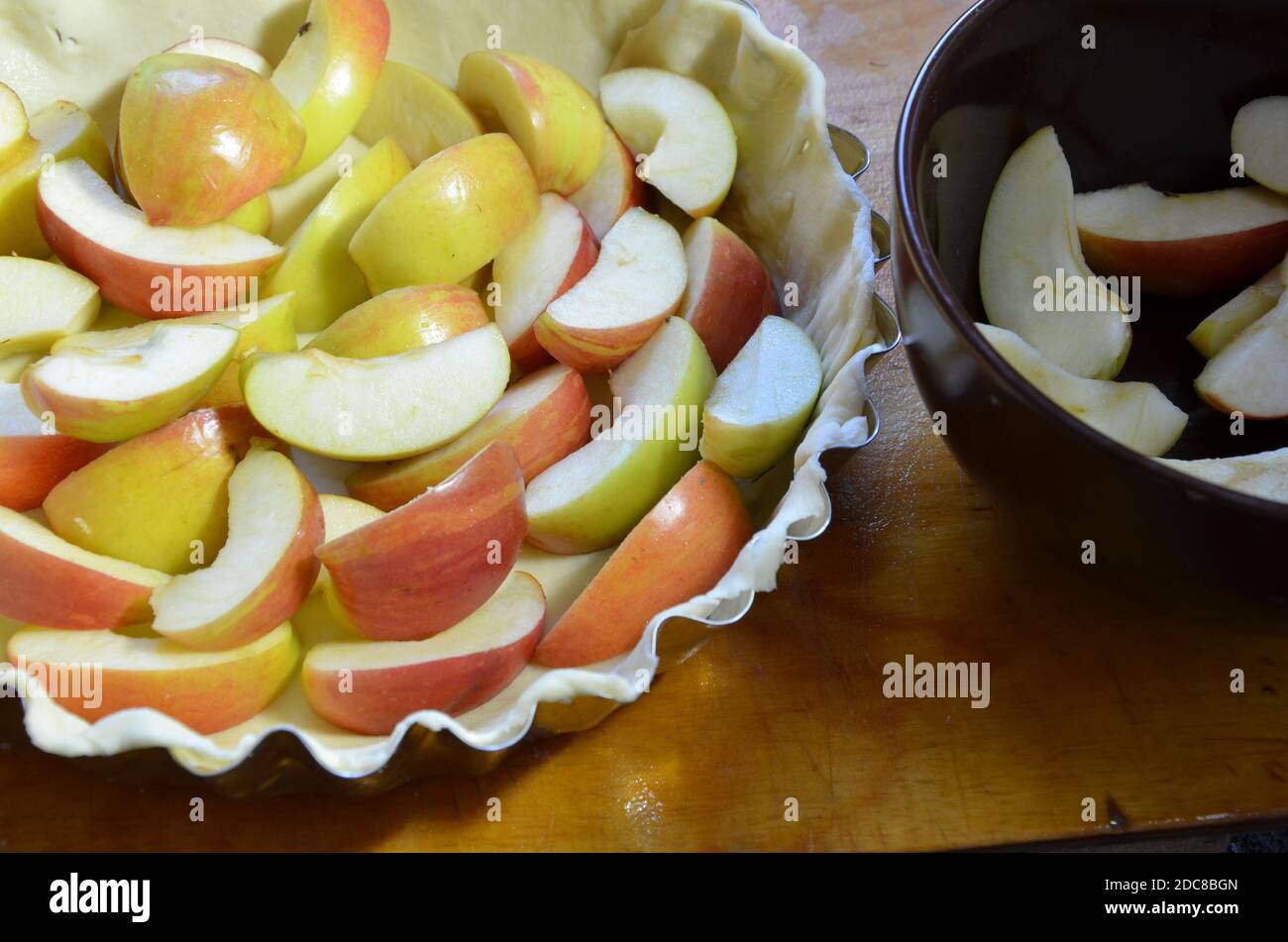 Baking process, ingredients for baking, workplace culinary, background