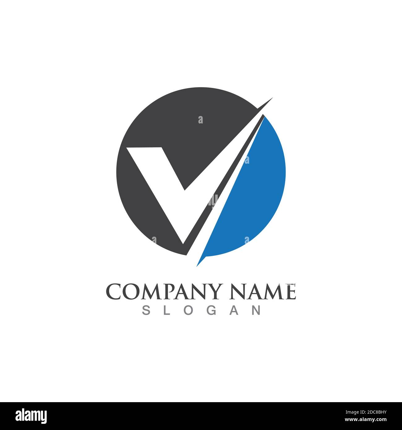 V Letter Lightning Logo Template vector icon illustration design Stock ...