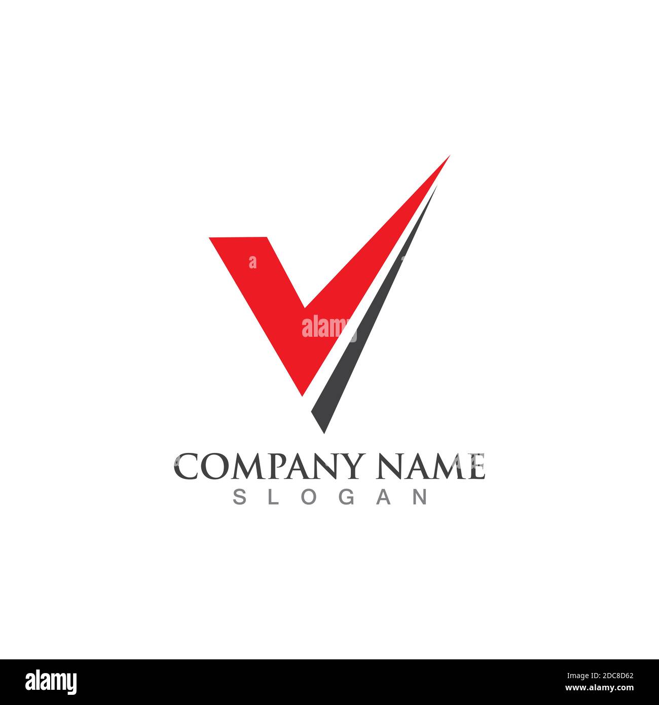 V Letter Lightning Logo Template vector icon illustration design Stock ...
