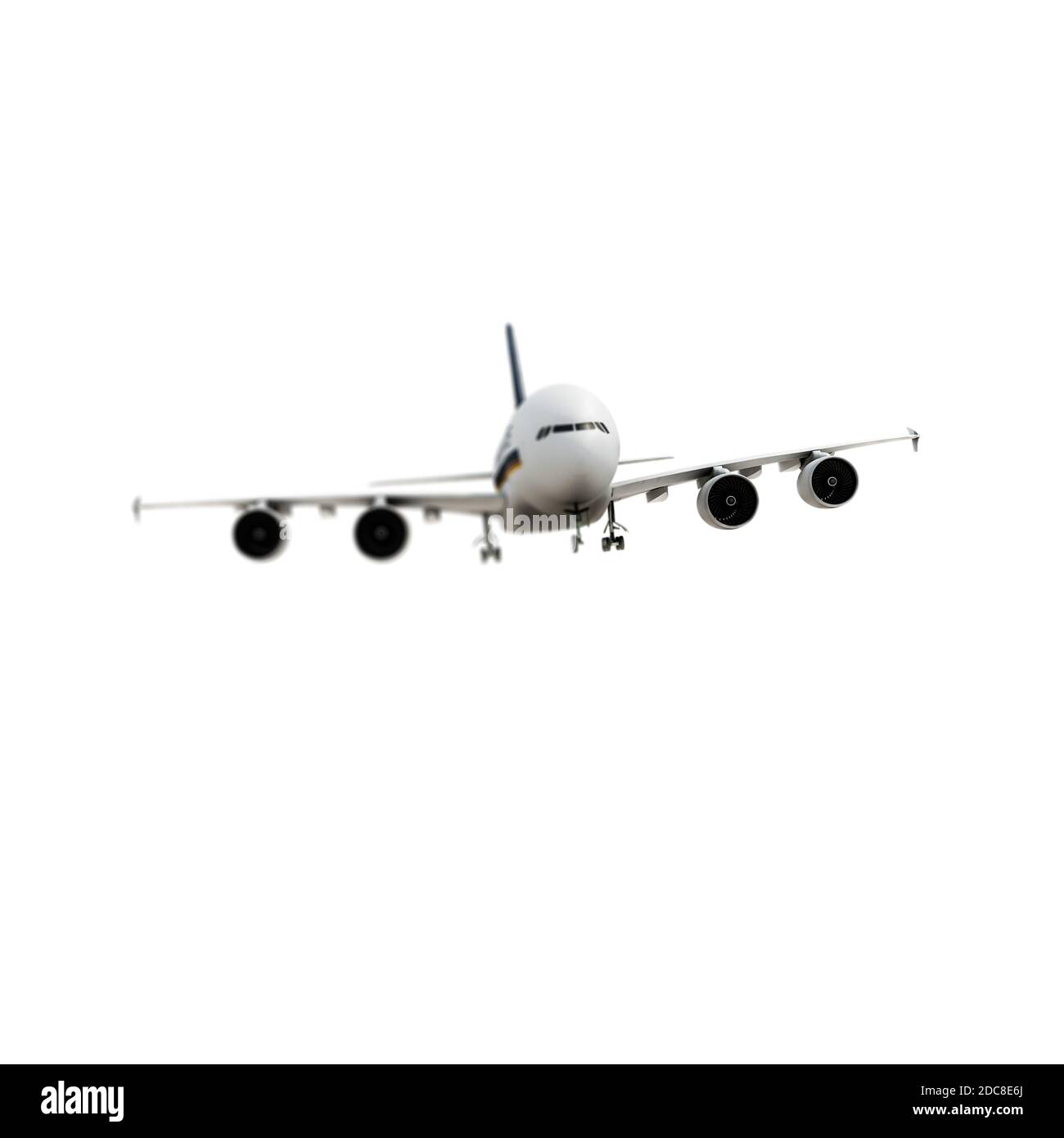 airbus isolated on white background 3d illustration Stock Photo