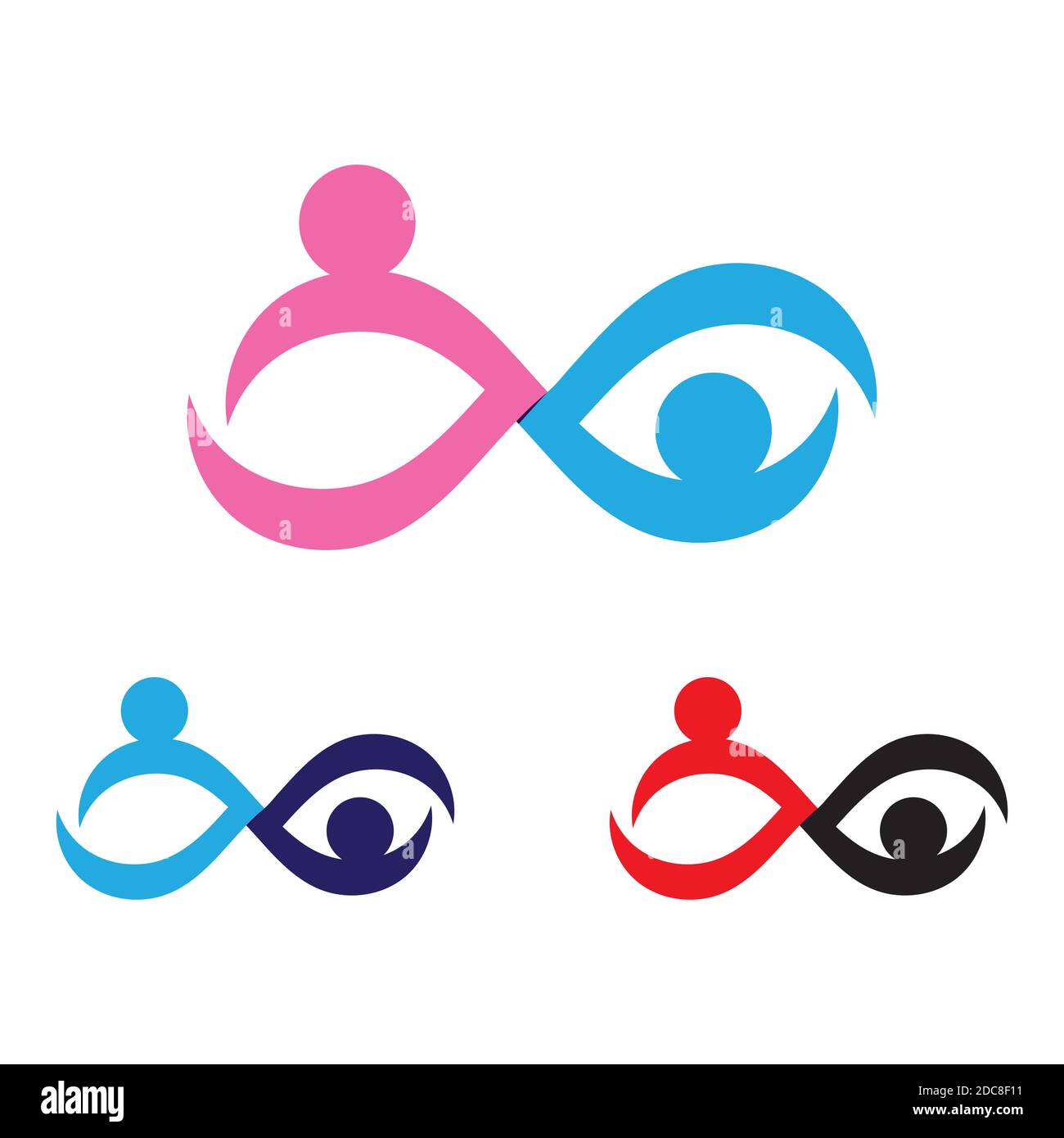 Family care infinity logo vector illustration Stock Vector Image & Art ...