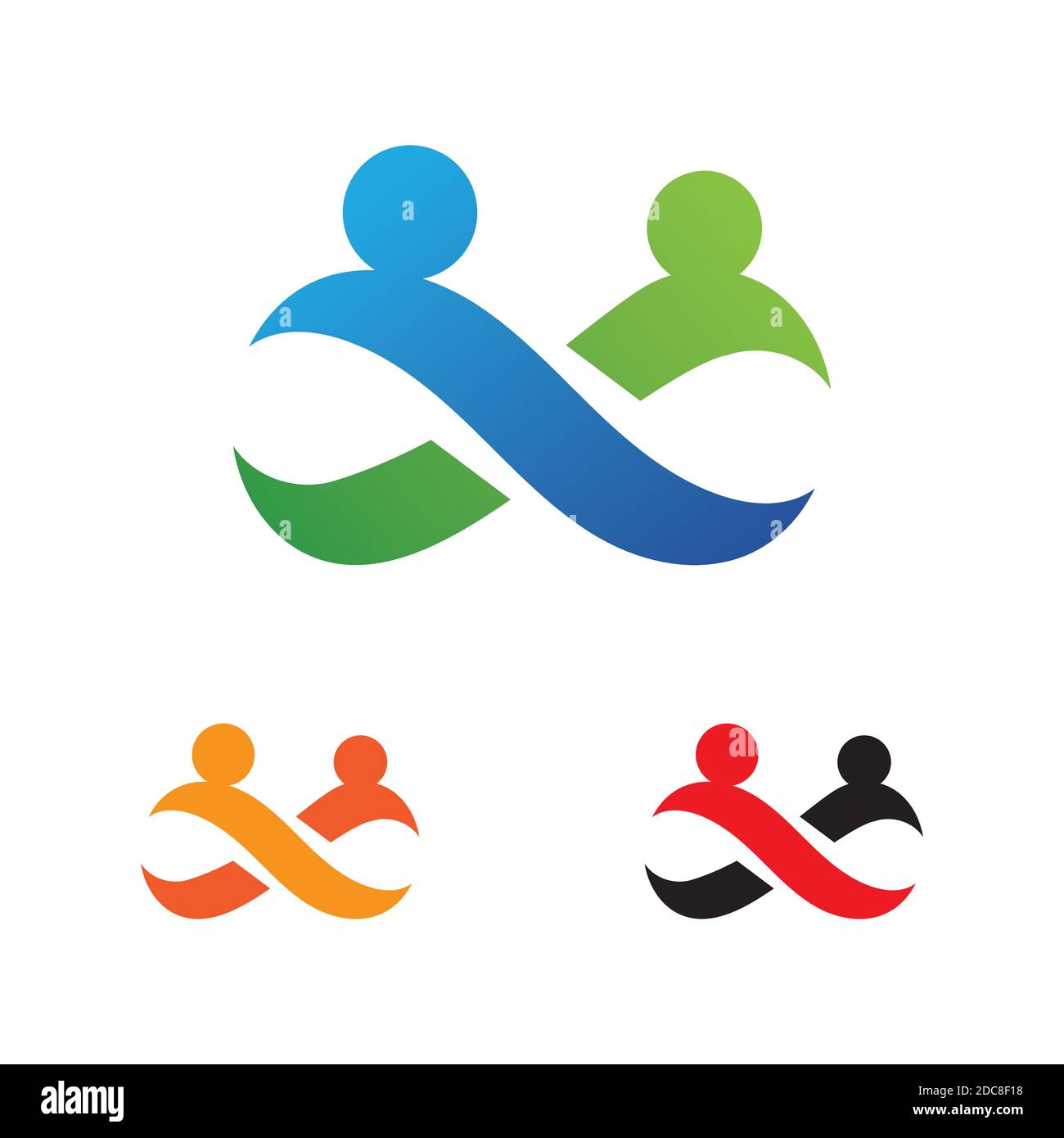 Family care infinity logo vector illustration Stock Vector Image & Art ...