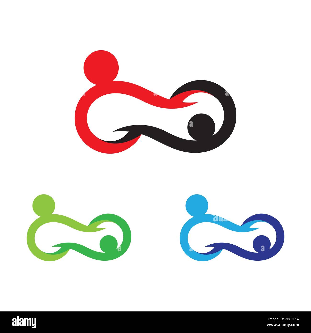 Family care infinity logo vector illustration Stock Vector Image & Art ...