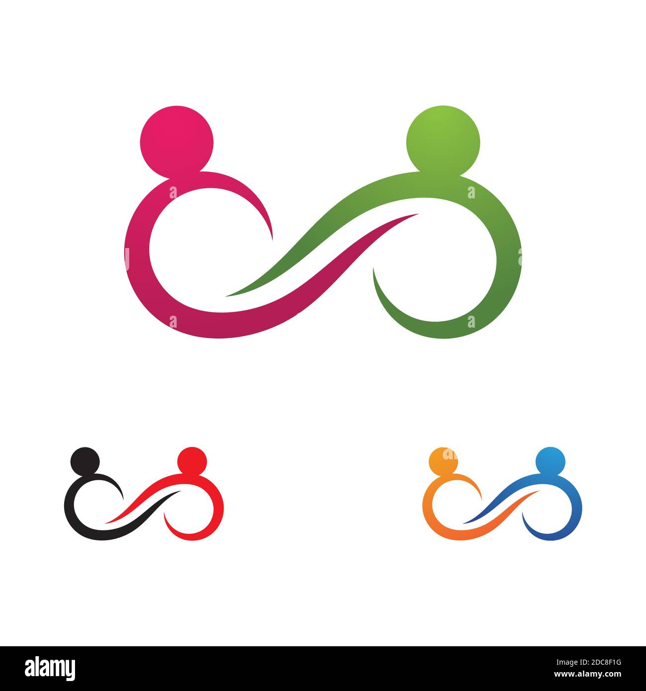 Family care infinity logo vector illustration Stock Vector Image & Art ...