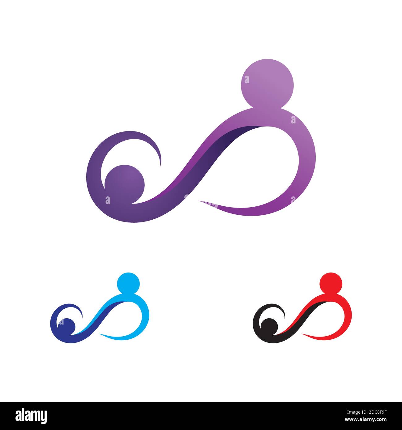 Family care infinity logo vector illustration Stock Vector Image & Art ...