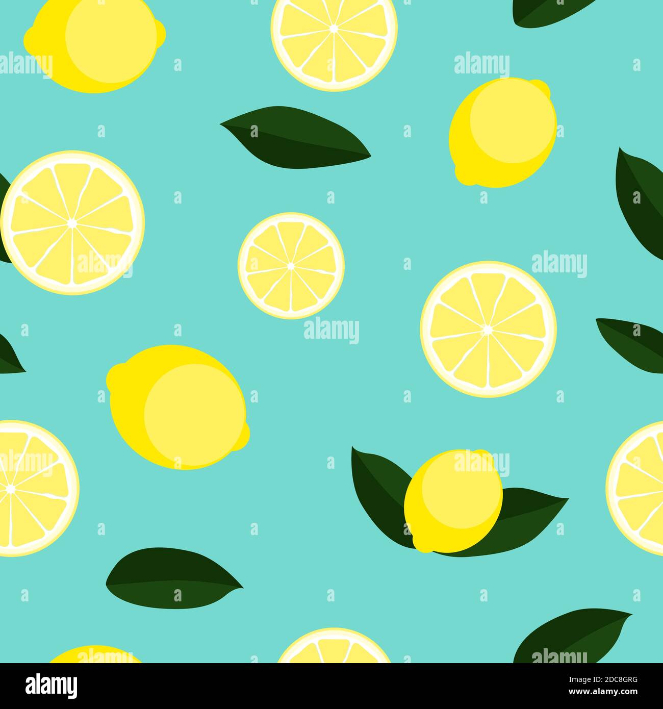 Abstract Lemon Seamless Pattern Background Illustration Stock Photo - Alamy
