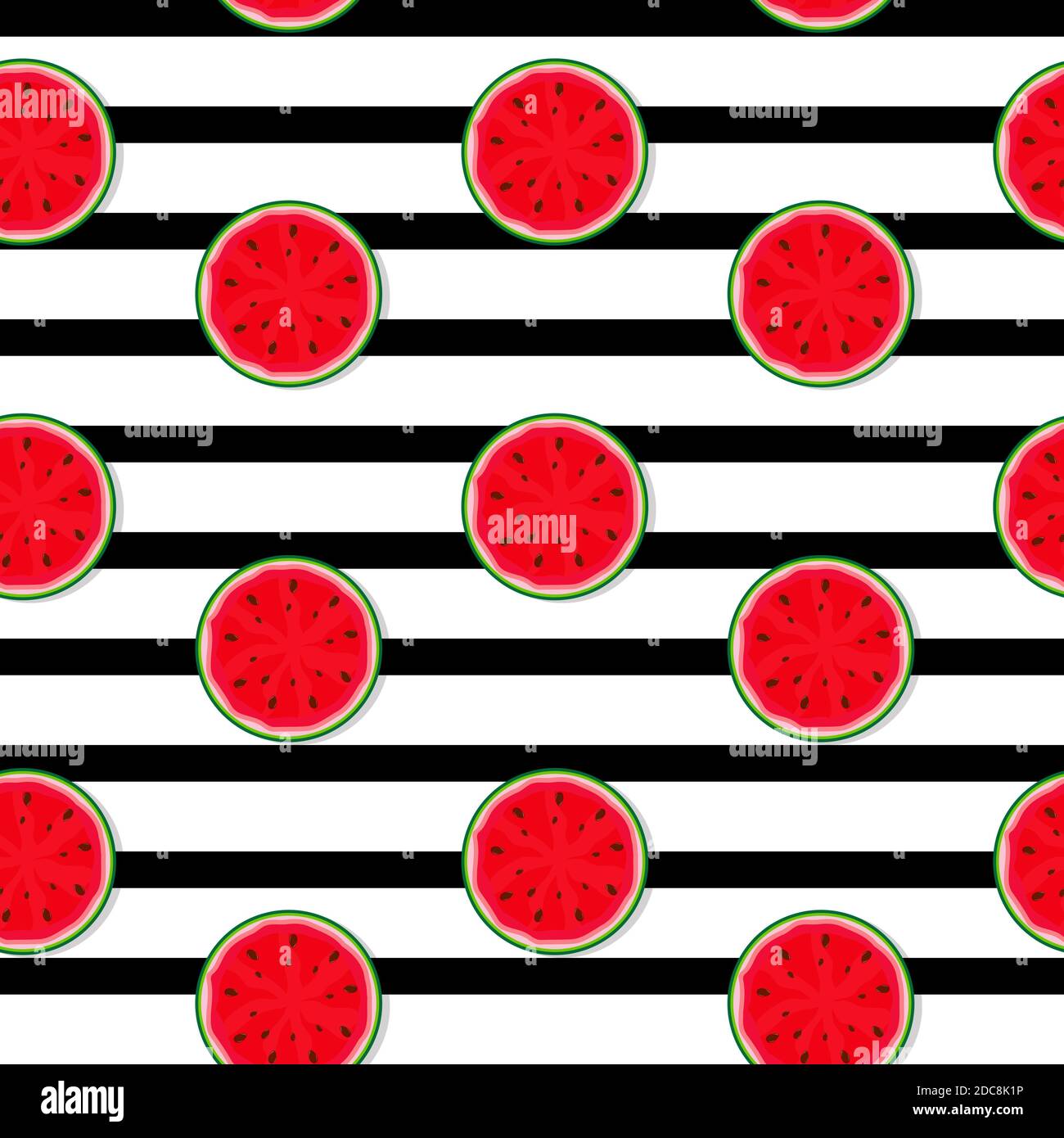 Seamless Pattern Background from Watermelon. Illustration Stock Photo ...