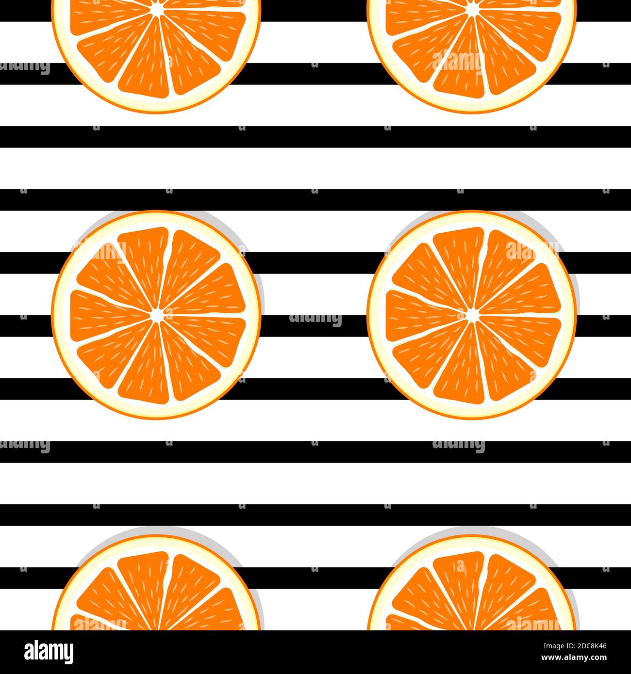 Abstract Orange Seamless Pattern Background Illustration Stock Photo ...