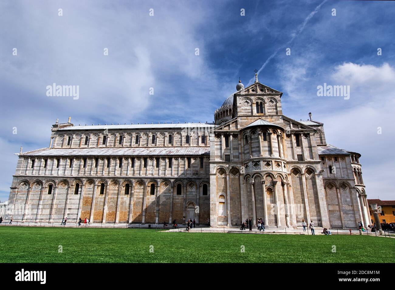 Catedral (Duomo de Santa Maria Assunta), Piazza dei Miracoli (Plaza de los Milagros), patrimonio mundial de la UNESCO, Toscana, Italia, Europa. Stock Photo