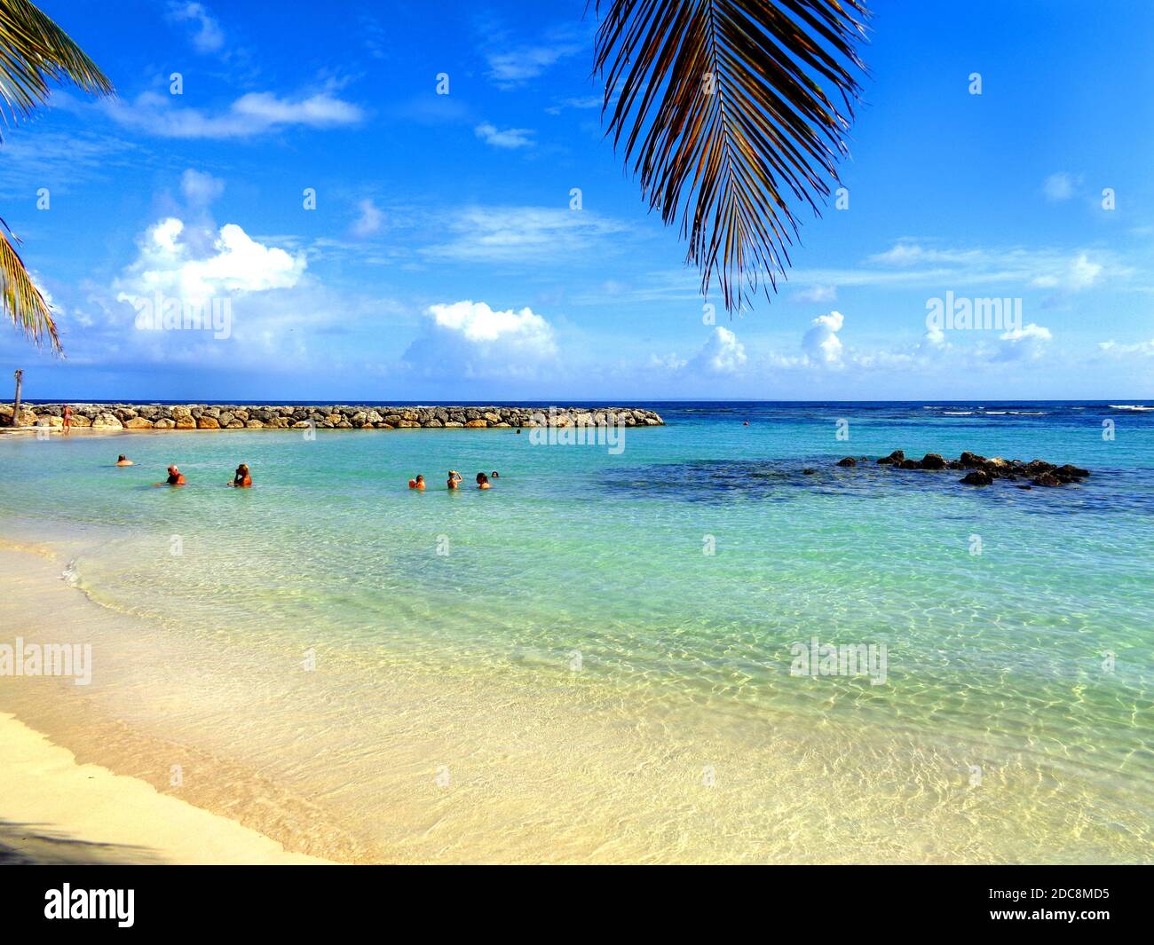 "Plage du Bourg" in SainteAnne, Guadeloupe Stock Photo Alamy