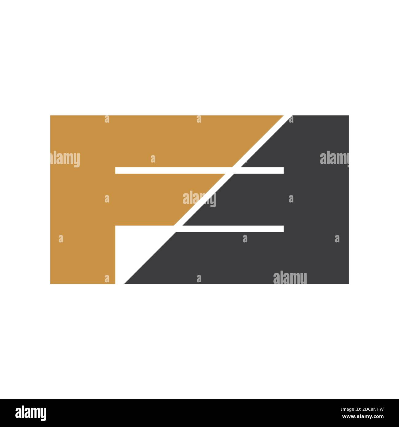 Initial letter ef logo or fe logo vector design template Stock Vector ...