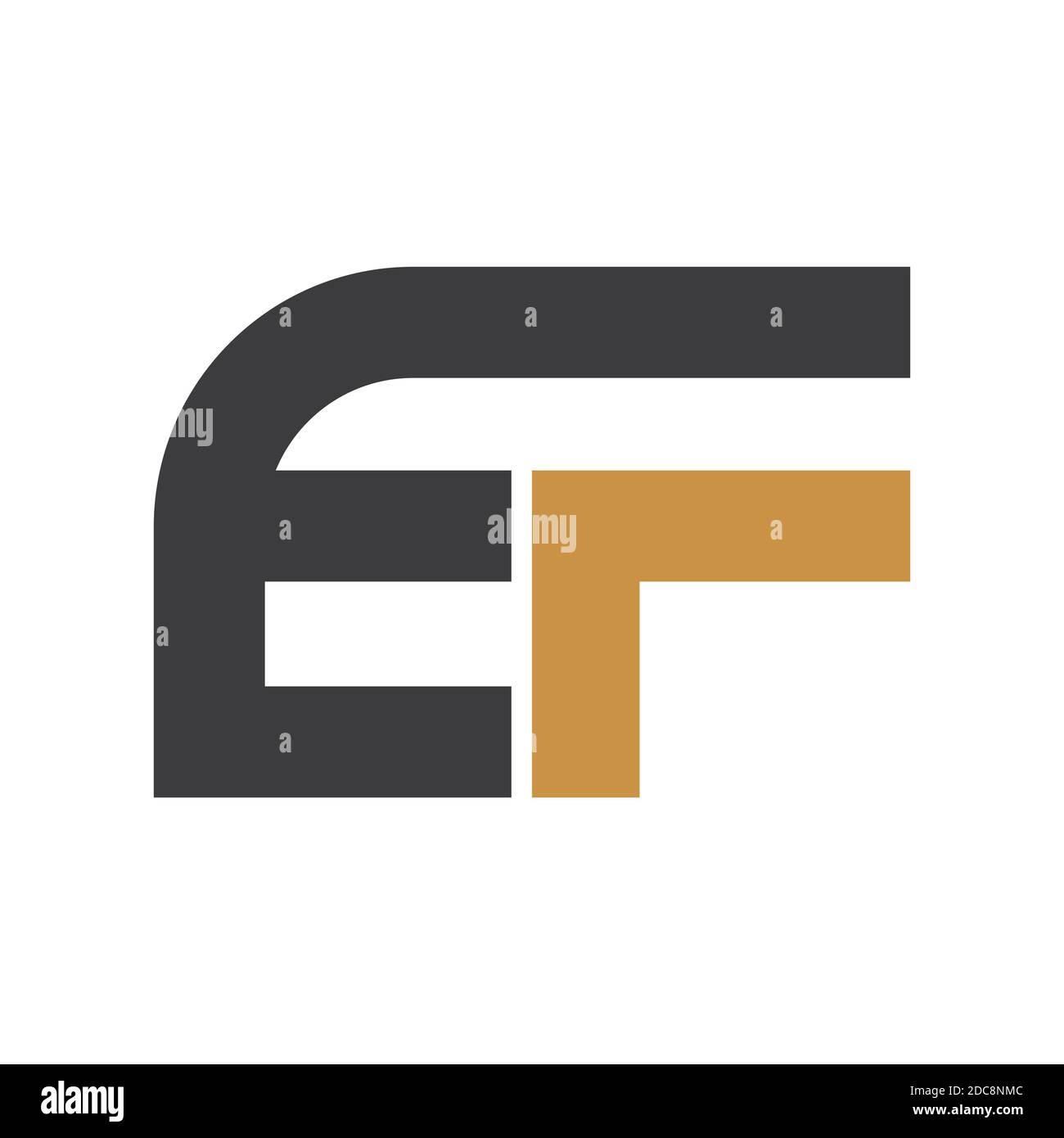 Initial letter ef logo or fe logo vector design template Stock Vector ...