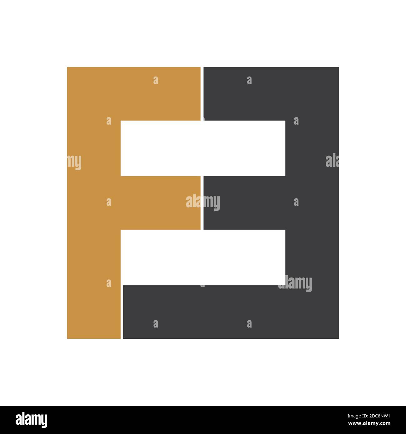 Initial letter ef logo or fe logo vector design template Stock Vector ...