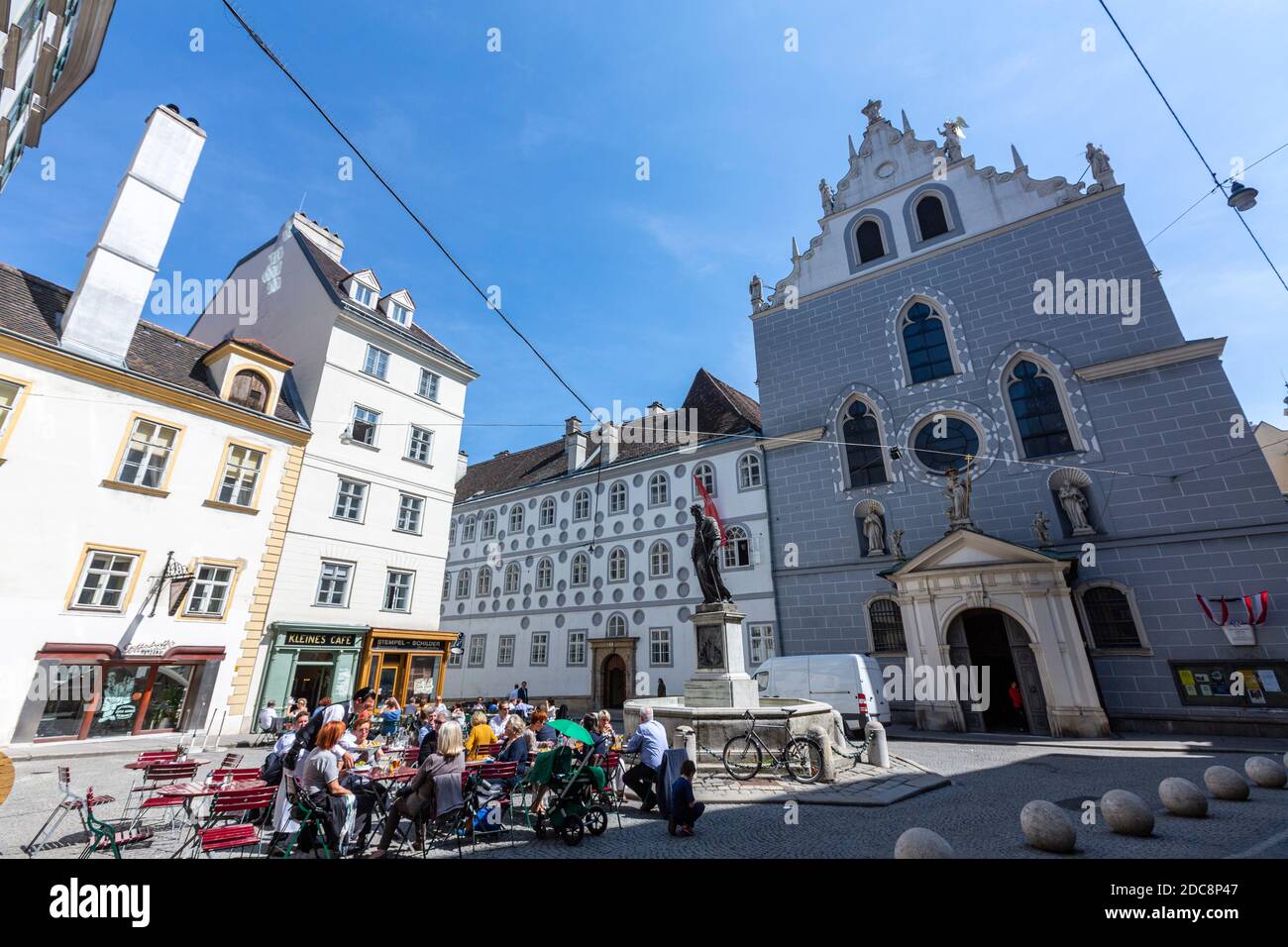 Franziskanerkloster Wien, Franziskanerpl, Vienna, Austria Stock Photo
