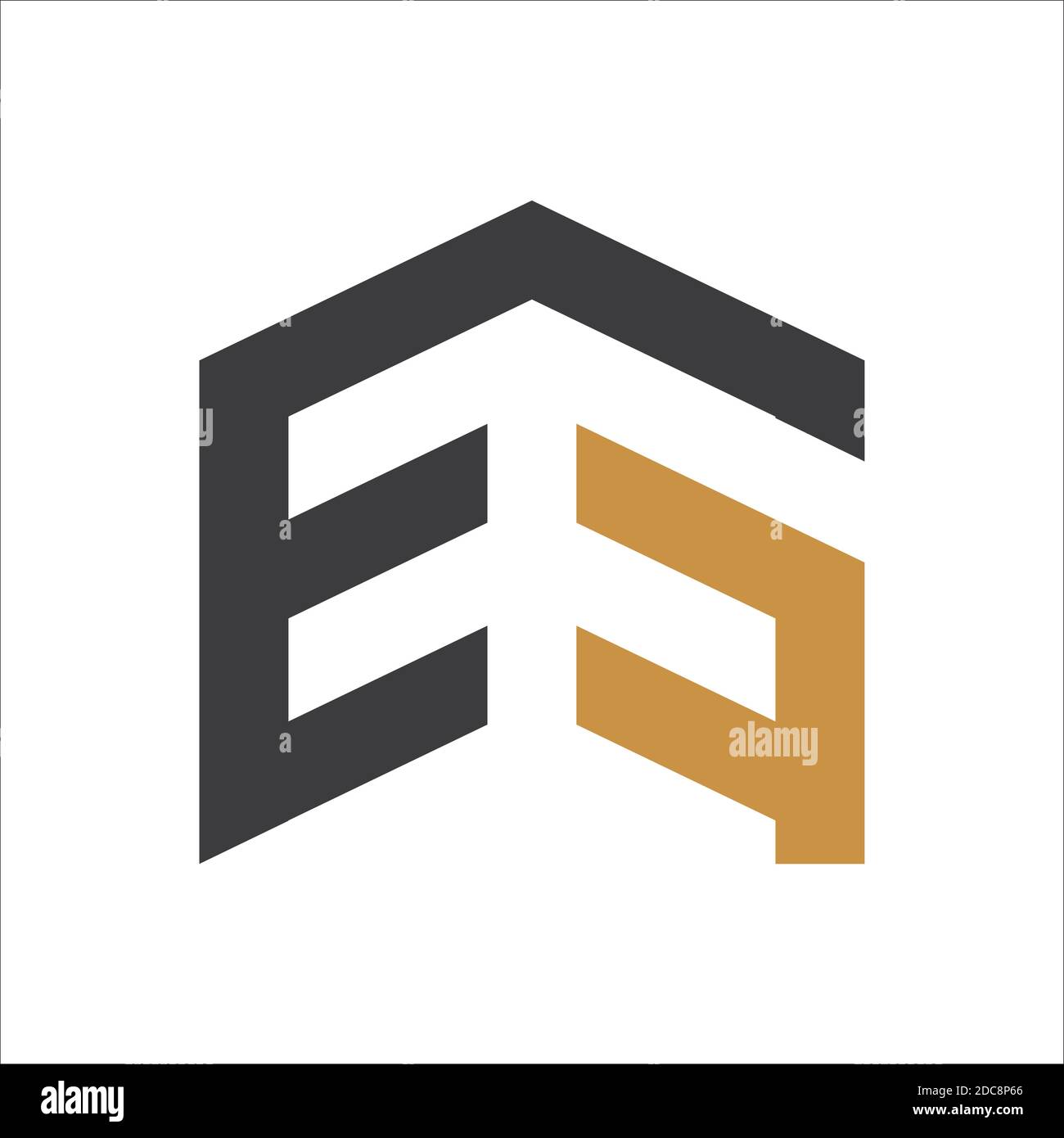 Initial letter ef logo or fe logo vector design template Stock Vector ...