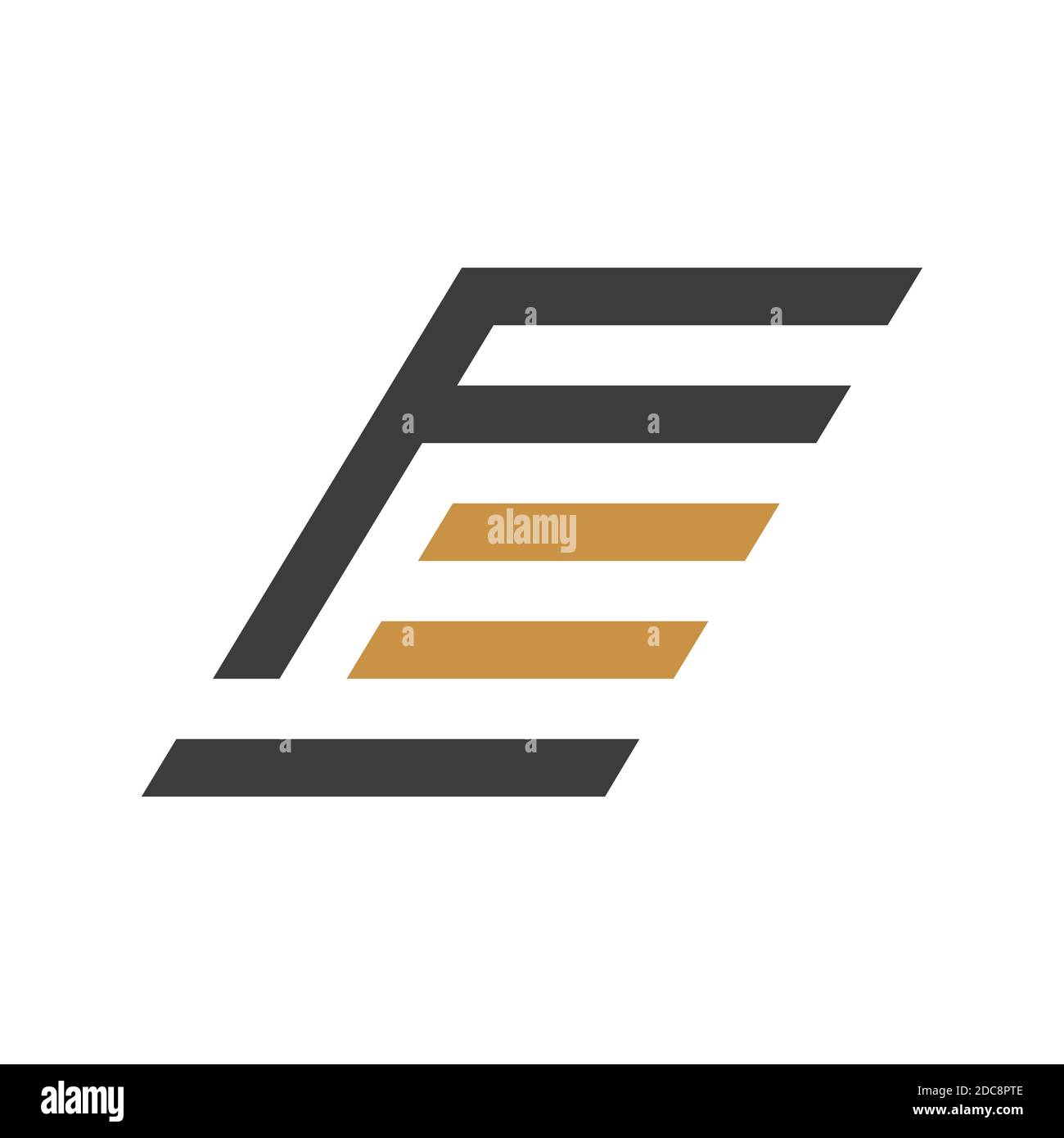 Initial letter ef logo or fe logo vector design template Stock Vector ...