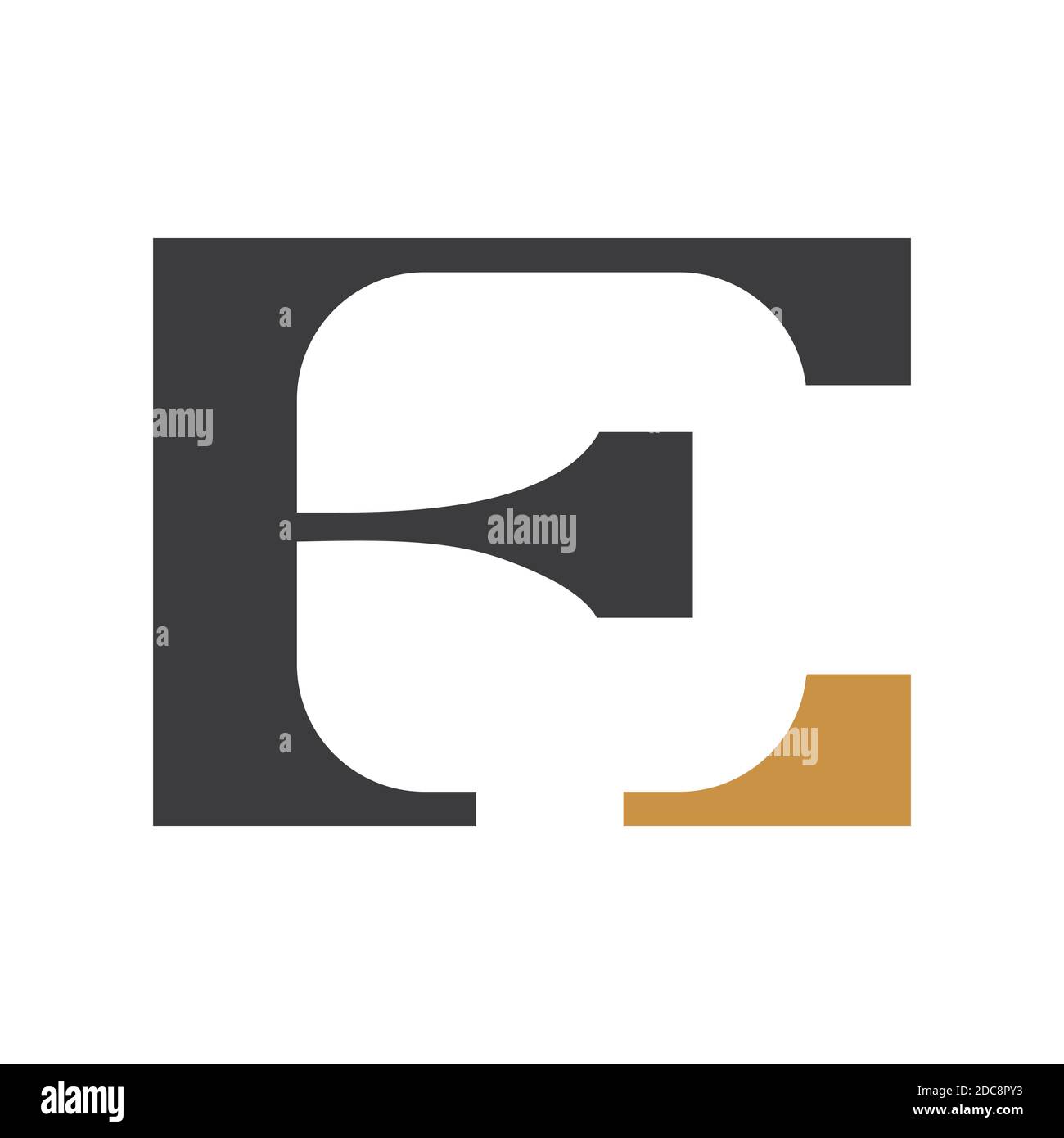 Initial letter ef logo or fe logo vector design template Stock Vector ...