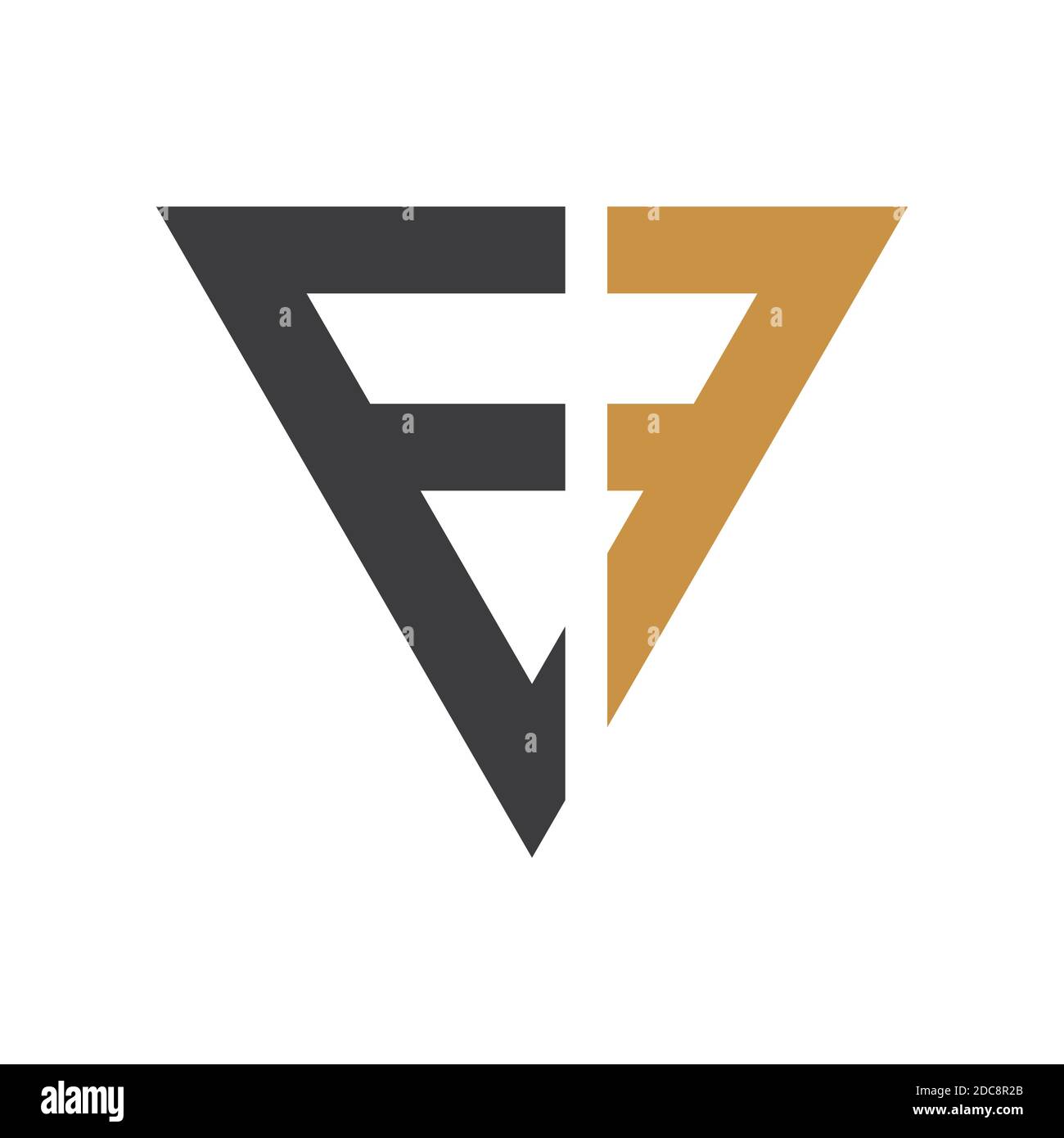 Initial letter ef logo or fe logo vector design template Stock Vector ...