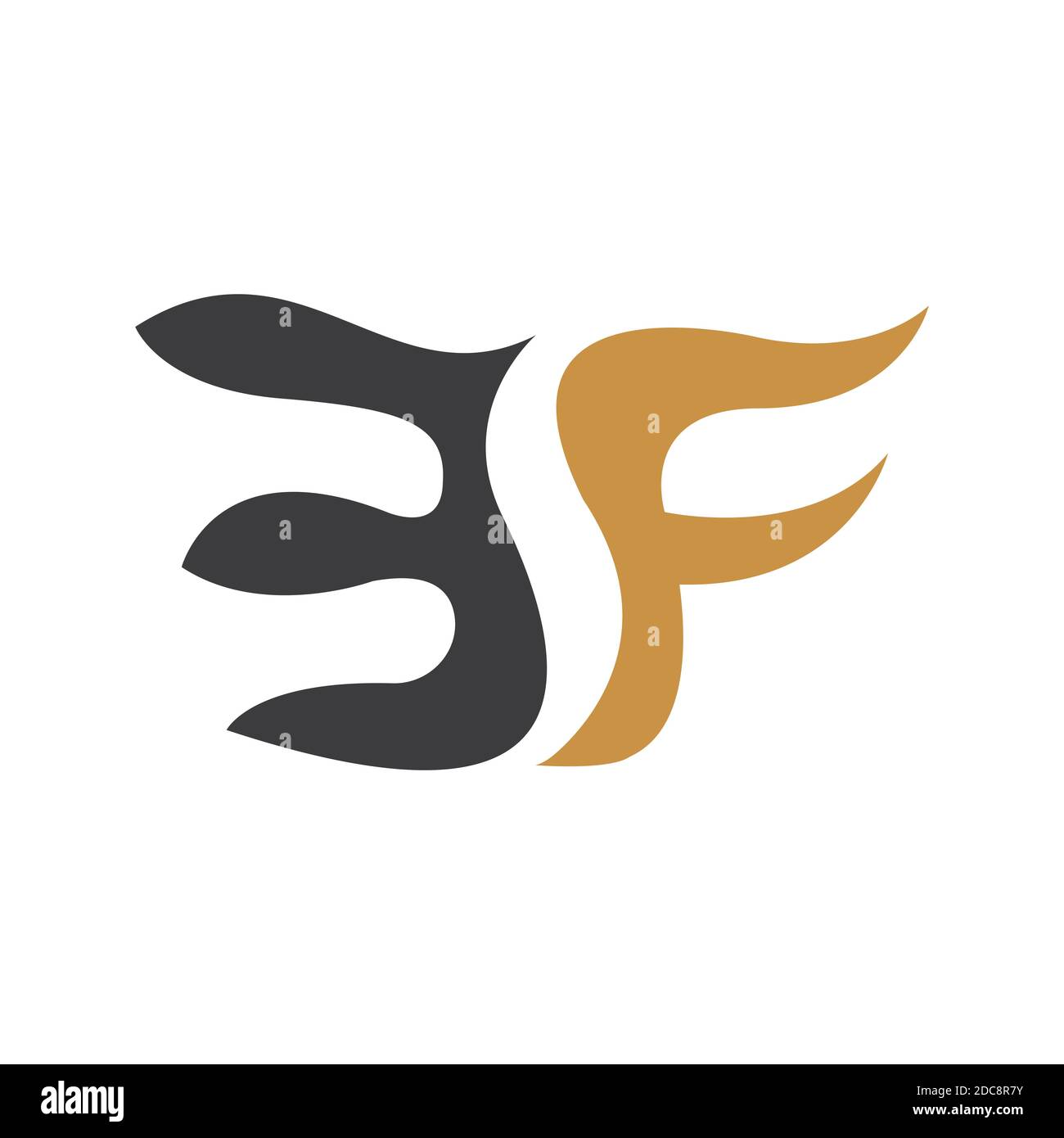 Initial letter ef logo or fe logo vector design template Stock Vector ...