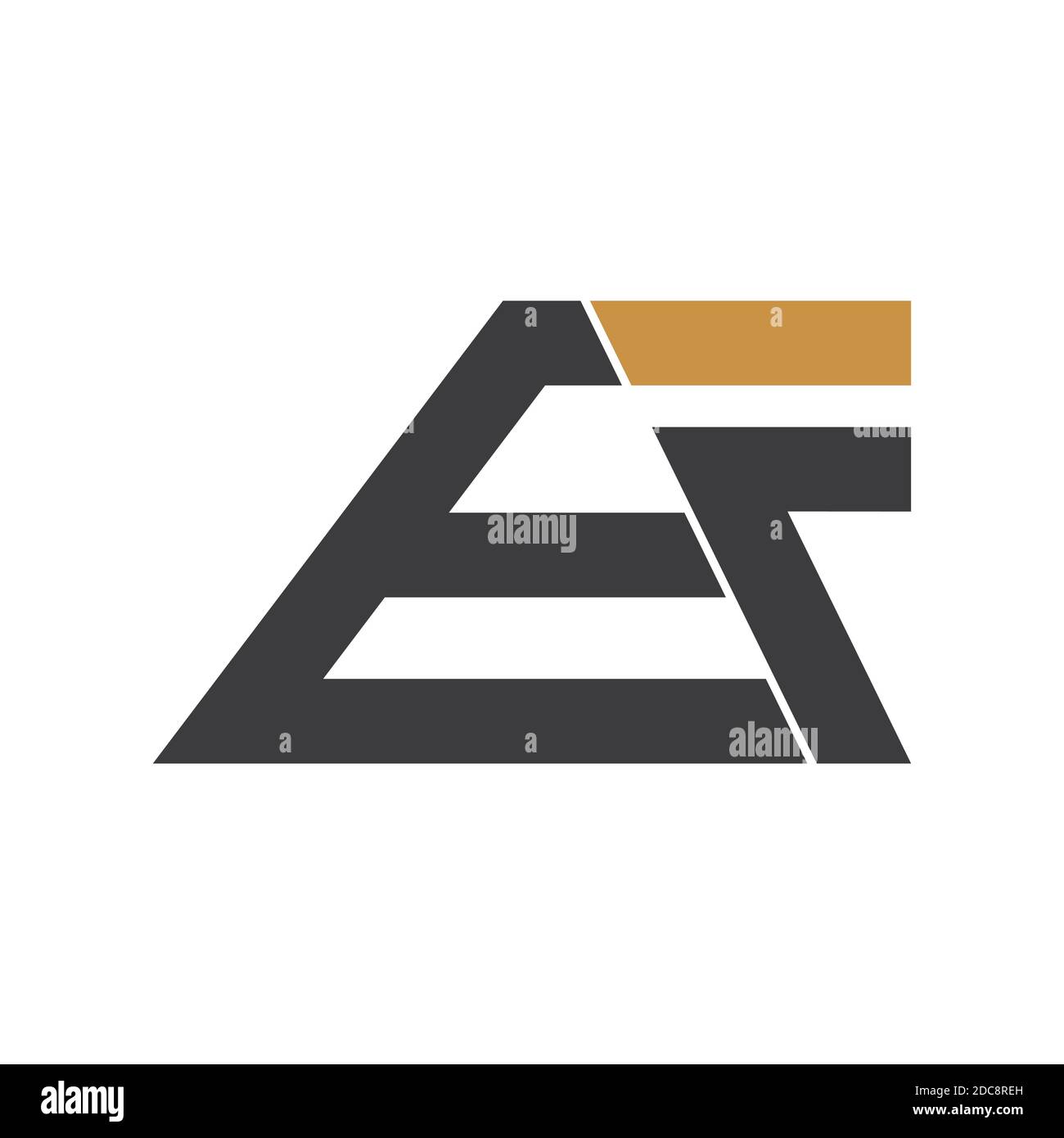 Initial letter ef logo or fe logo vector design template Stock Vector ...