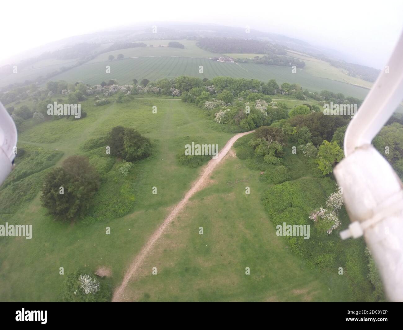 Aerial Photo of Newlands Corner, Guildford Stock Photo Alamy