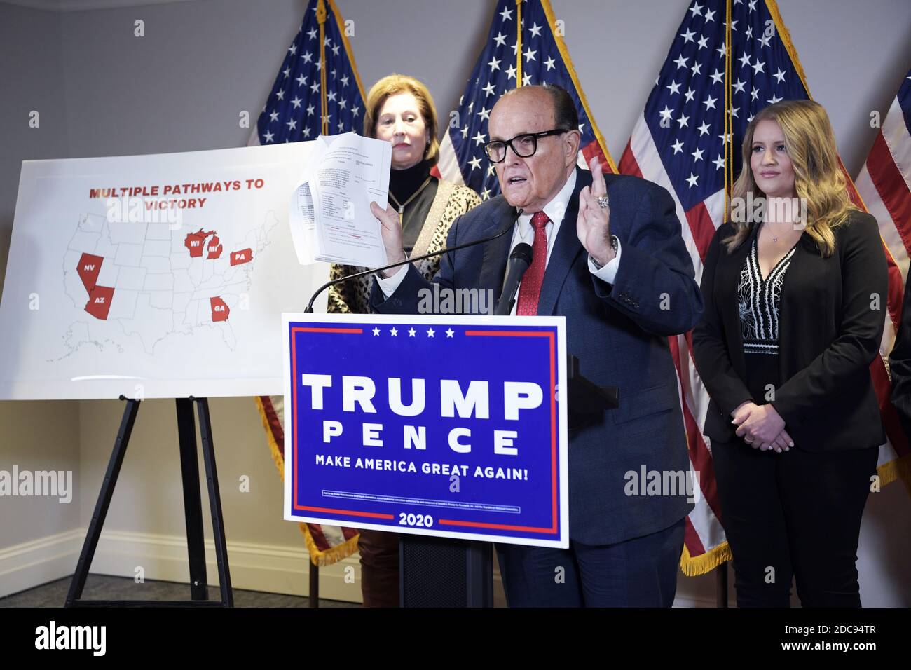 Washington, USA. 19th Nov, 2020. President Donald TrumpÕs campaign ...