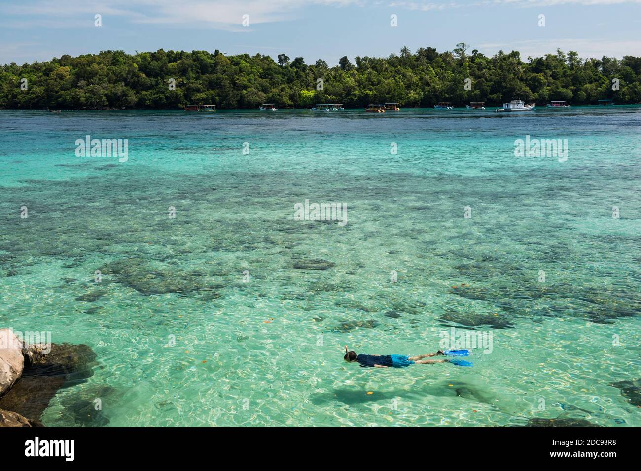 Snorkeling at Iboih Beach, Pulau Weh Island, Aceh Province ...