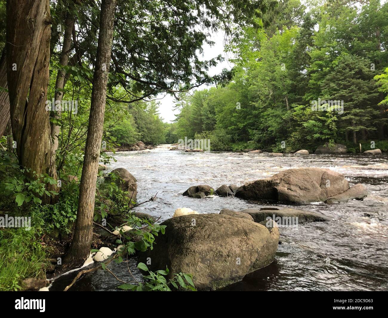 Flowing River Stock Photo