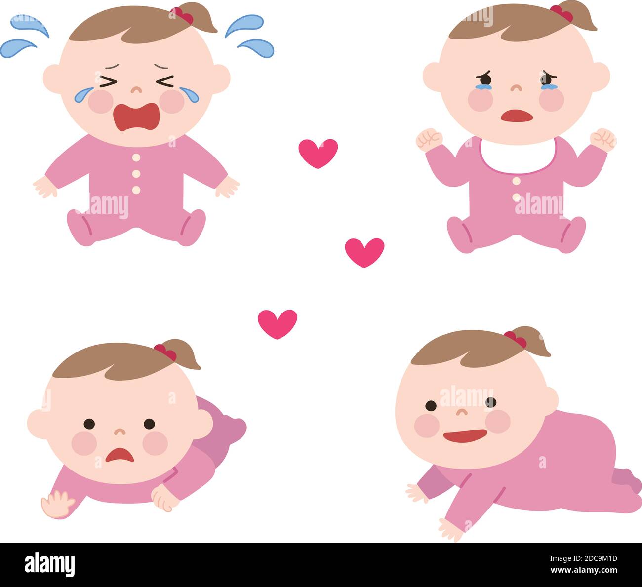 Baby girl cartoon hi-res stock photography and images - Alamy Baby girl cartoon hi-res stock photography and images - Alamy