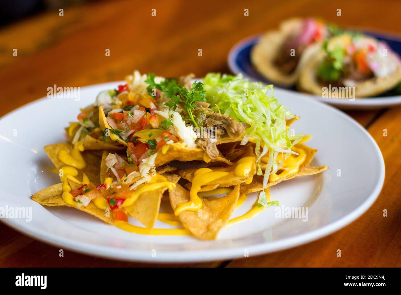 Nacho with salsa at a Mexican restaurant in Cebu City, Philippines ...