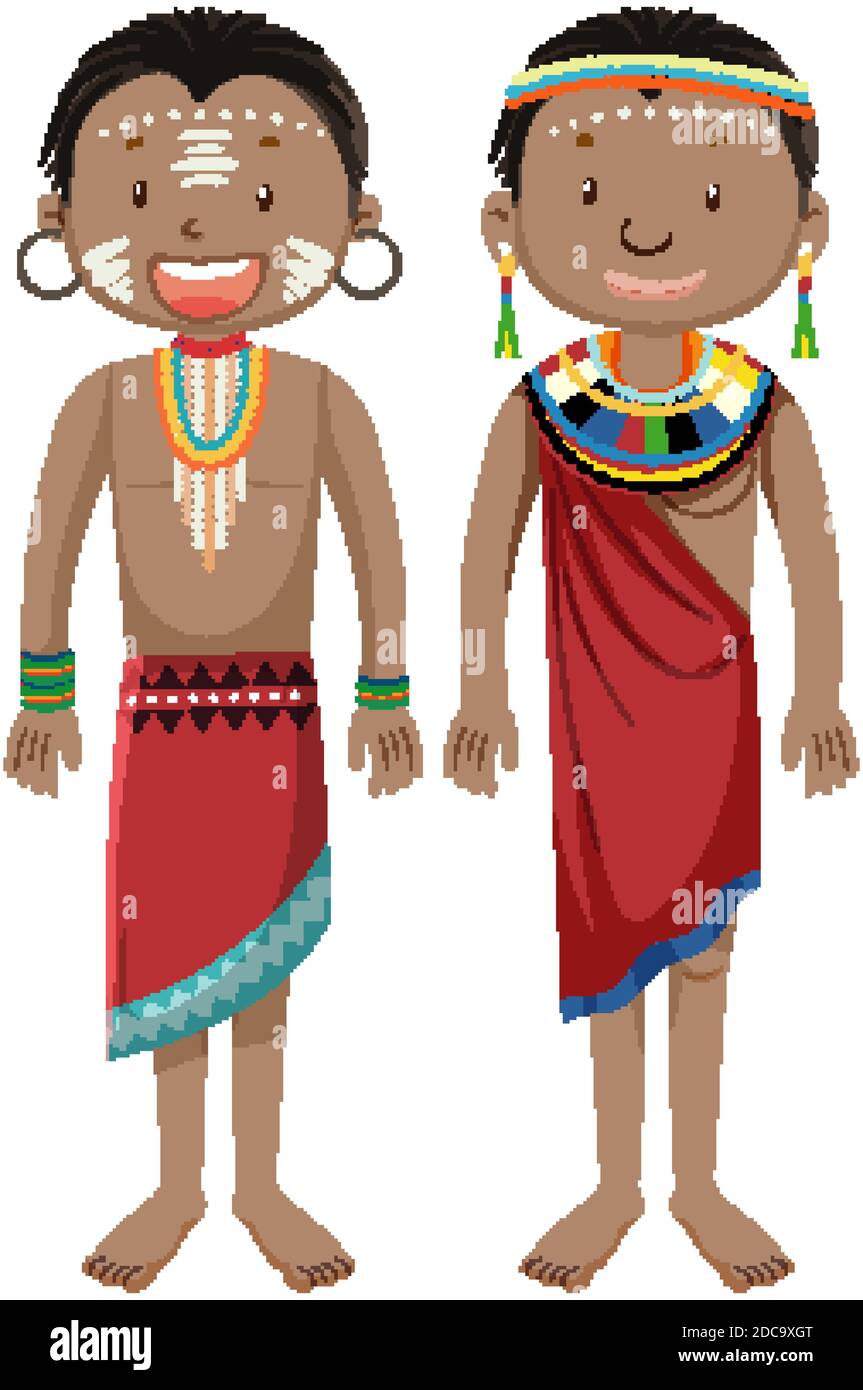 Tribal People Clipart Black