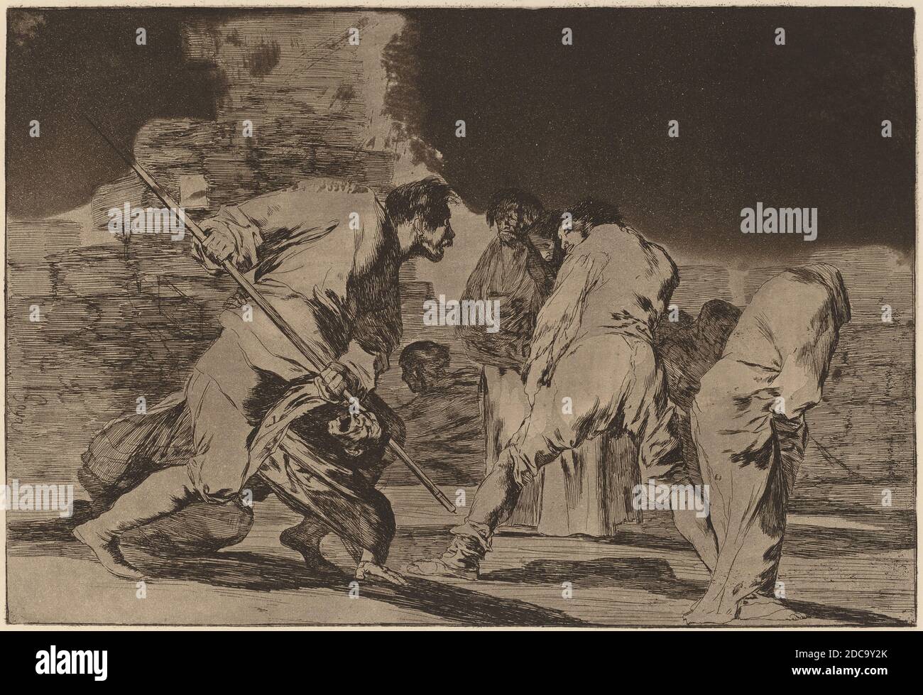 Francisco de Goya, (artist), Spanish, 1746 1828, Disparate furioso