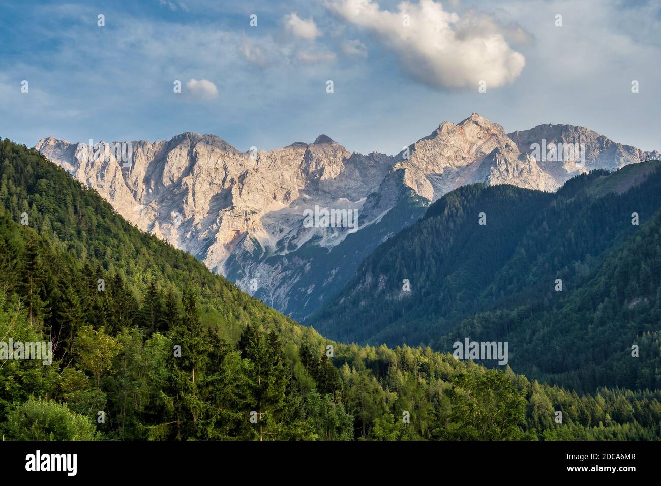 Beautiful mountain landscape. View of Lovcen National Park from Jezerski vrh peak, Seeberg Saddle. Montenegro, Slovenia Stock Photo