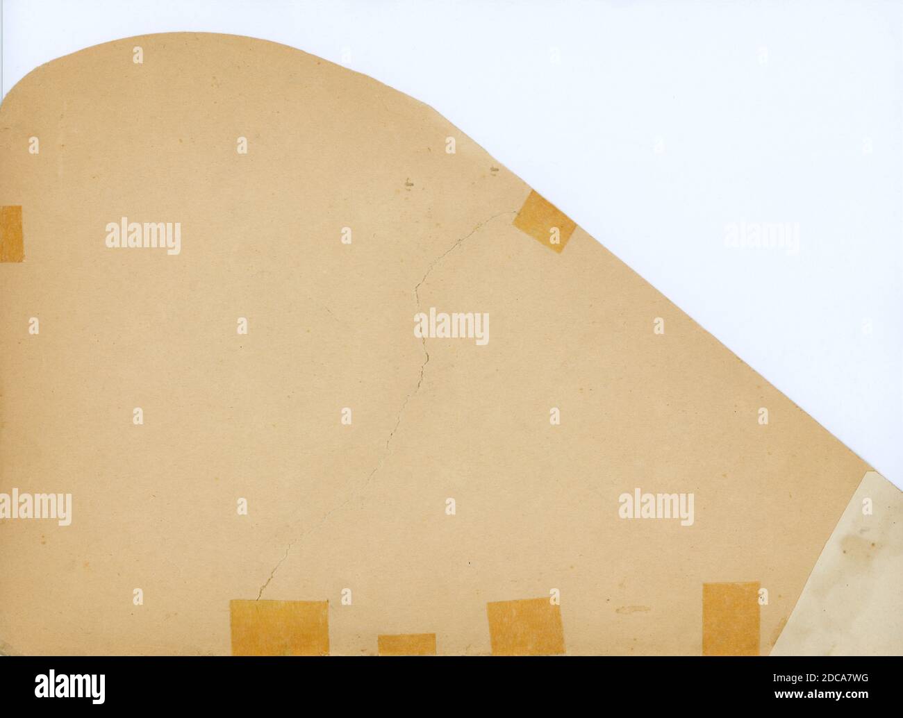grunge brown paper texture useful as a background Stock Photo