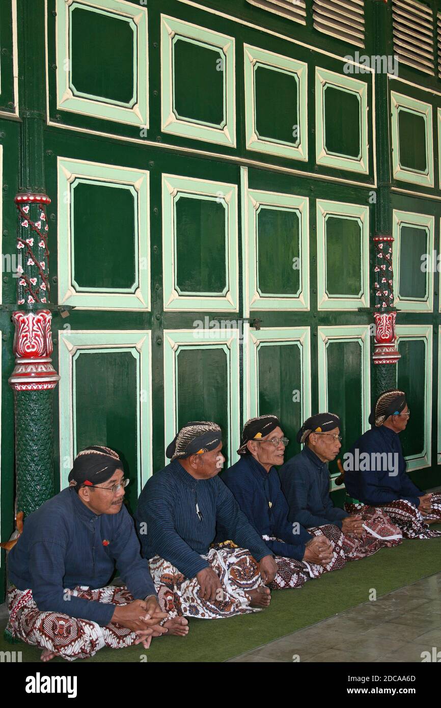 Yogyakarta Kraton Guards Stock Photo