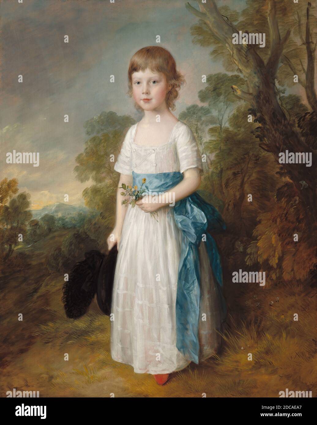 Thomas Gainsborough, (artist), British, 1727 - 1788, Master John Heathcote, c. 1771/1772, oil on canvas, overall: 127 x 101.2 cm (50 x 39 13/16 in.), framed: 159.4 x 133.3 cm (62 3/4 x 52 1/2 in.), Given in memory of Governor Alvan T. Fuller by The Fuller Foundation, Inc Stock Photo