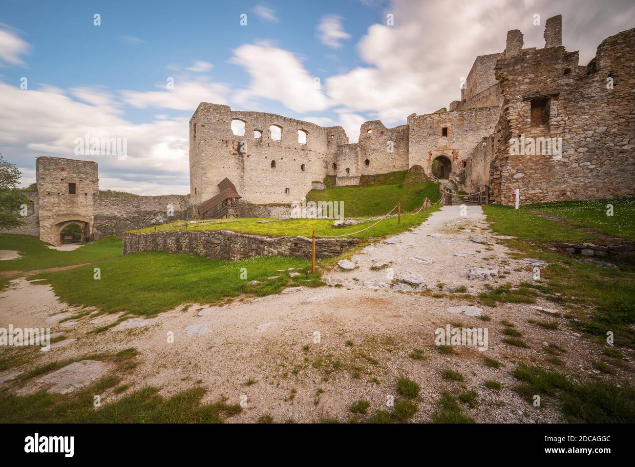 Castle Rabi in the Klatovy district eight kilometers northeast of Susice Stock Photo
