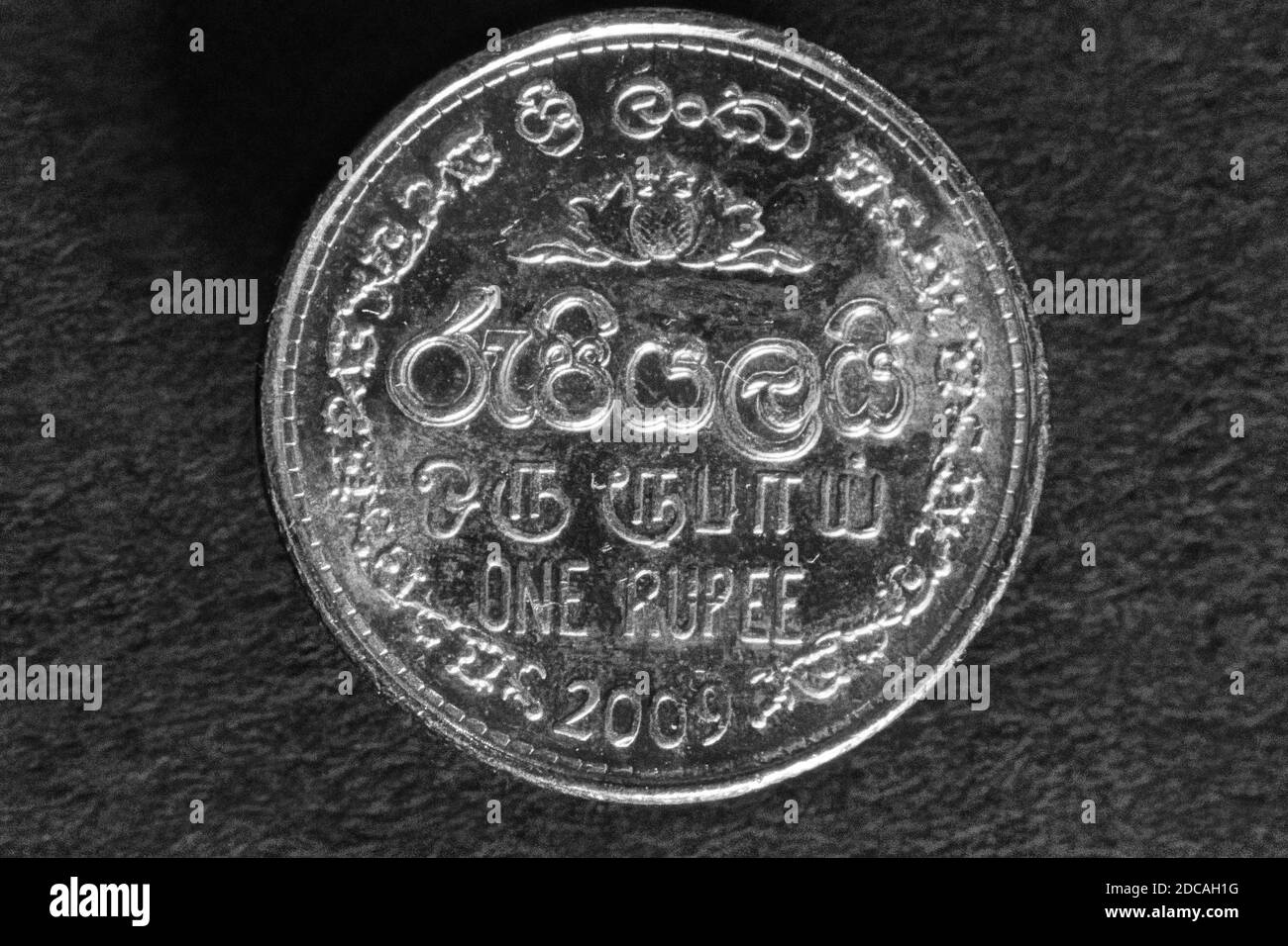 Photo coins Sri Lanka, 1 rupee, 2009,reverse Stock Photo Alamy