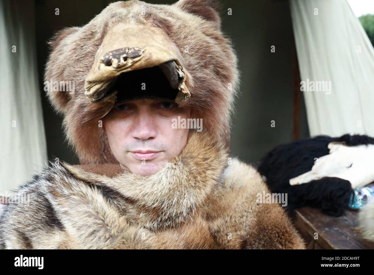 Bear fur hotsell cape