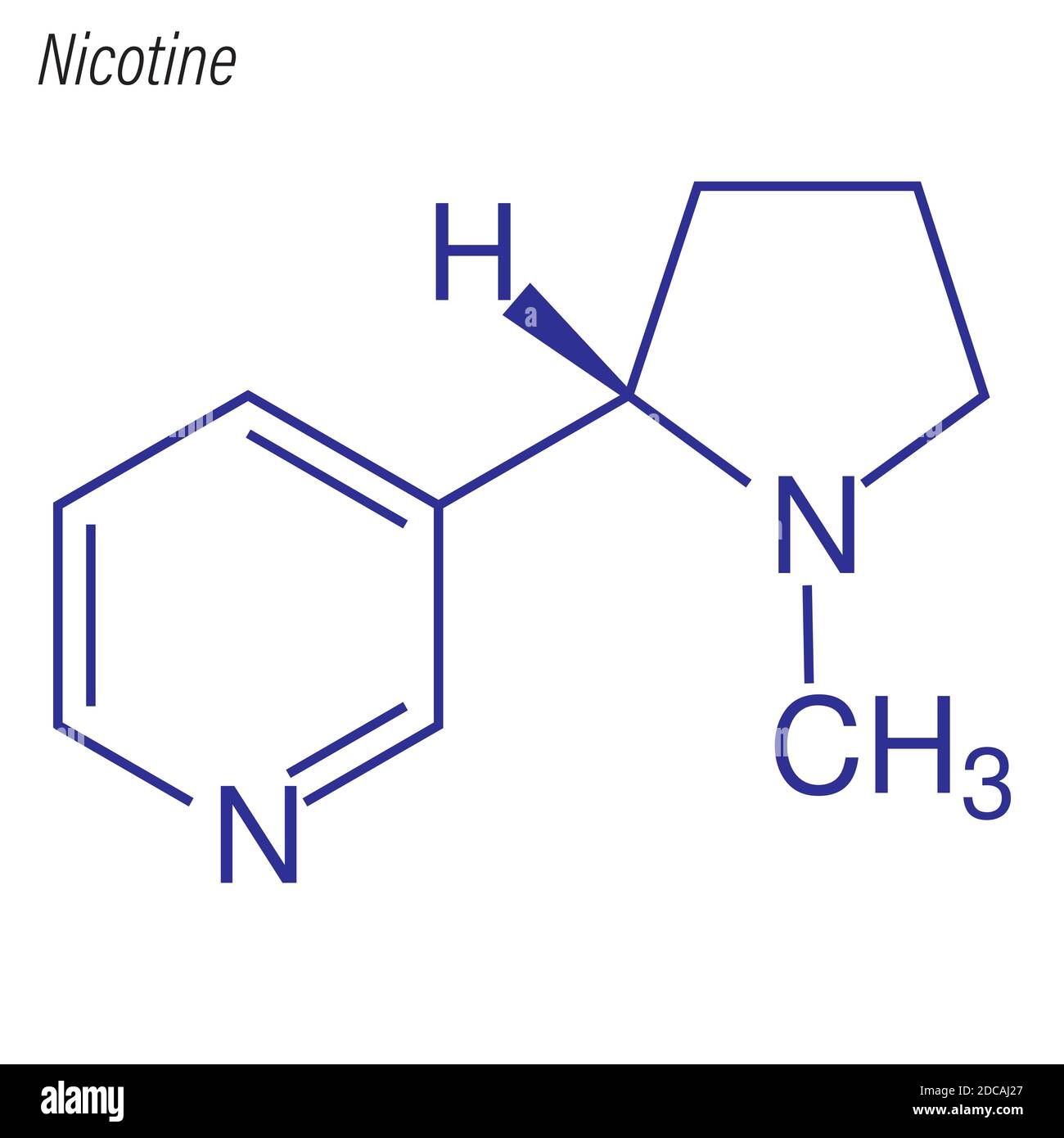 Nicotine Structural Formula