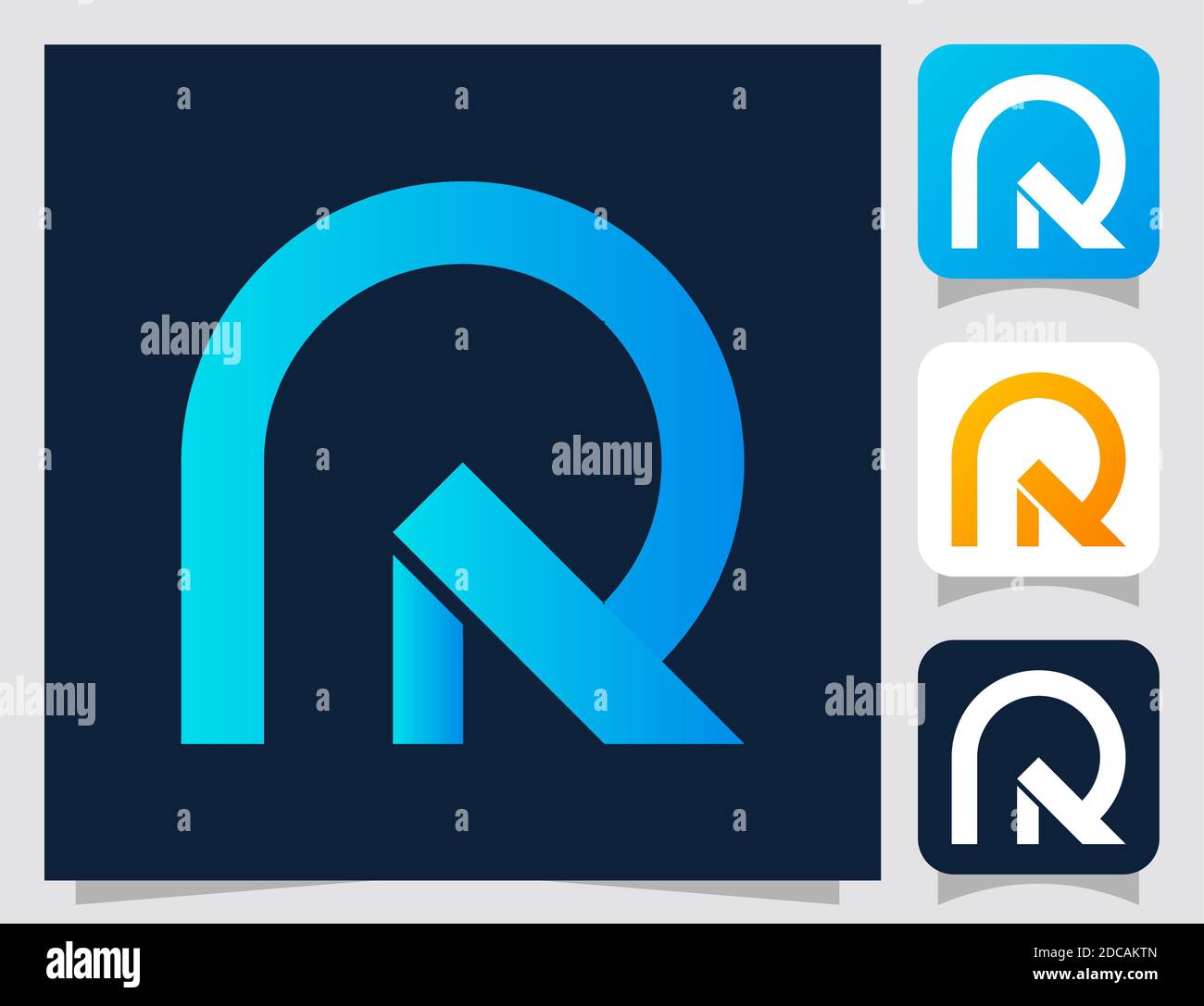 UI r letter logo icon design template Stock Vector Image & Art - Alamy