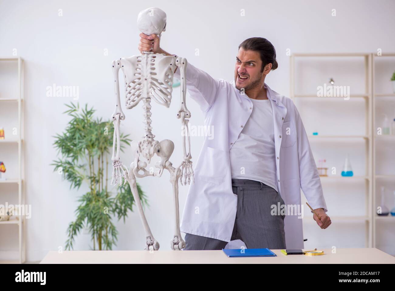 Angry Pointing Doctor Young Man High Resolution Stock Photography and ...