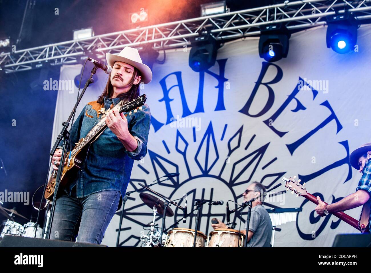 The Allman Betts Band Live in Concert Stock Photo