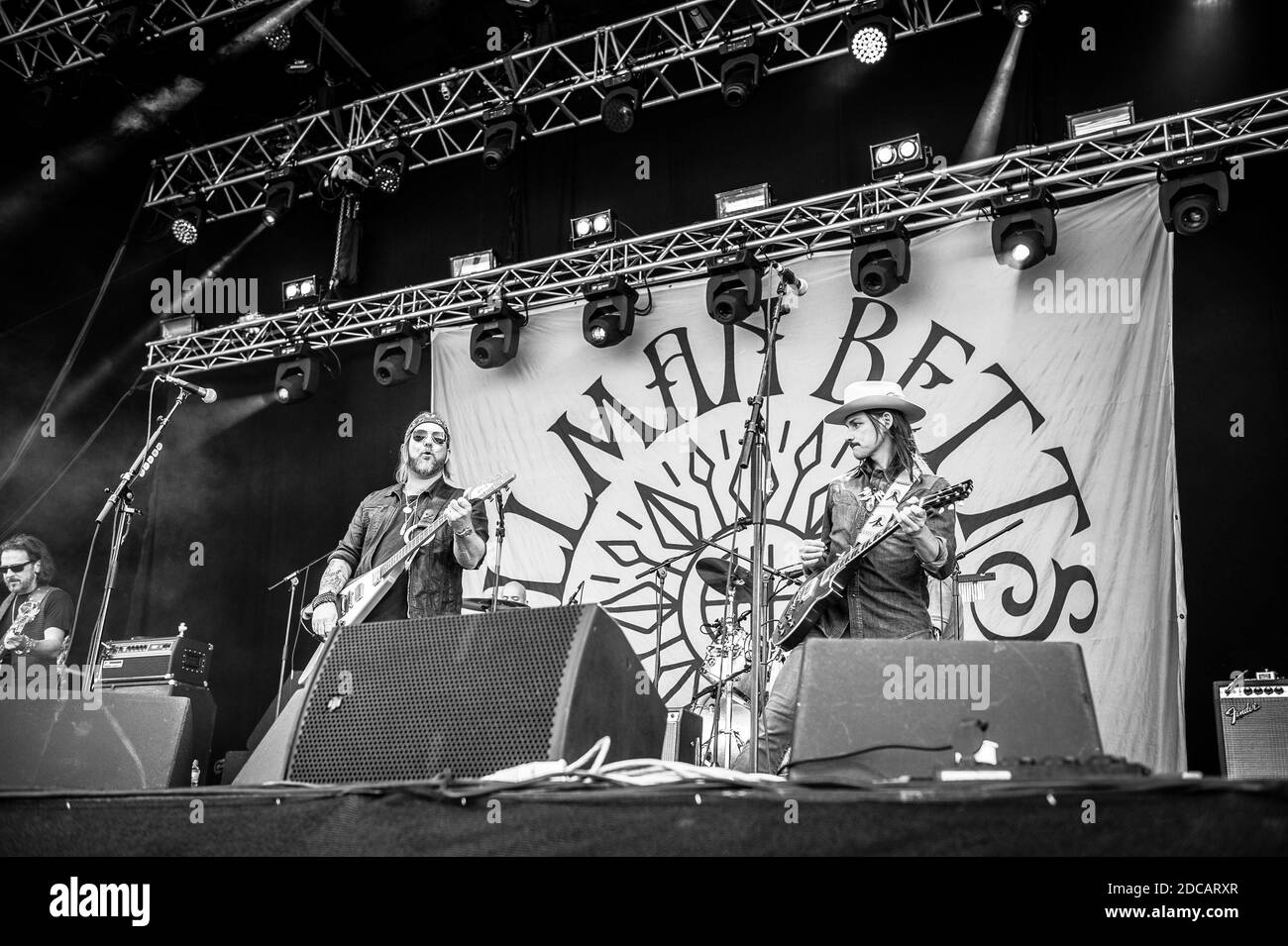 The Allman Betts Band Live in Concert Stock Photo - Alamy