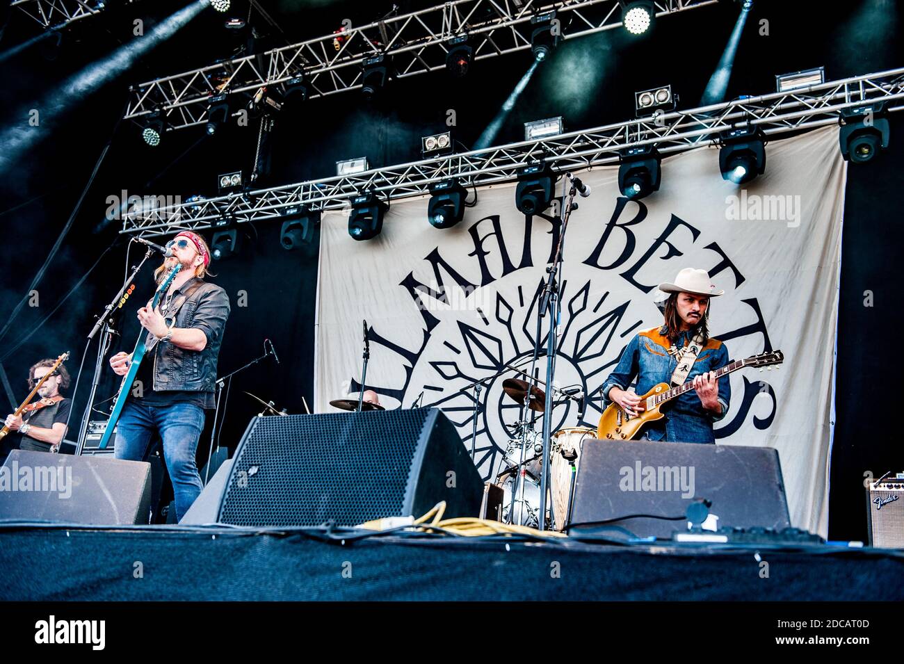 The Allman Betts Band Live in Concert Stock Photo - Alamy