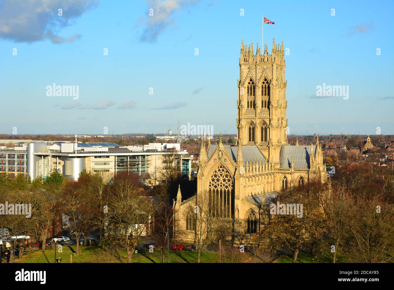The Minster Church of Saint George, Doncaster, South Yorkshire, UK Stock Photo