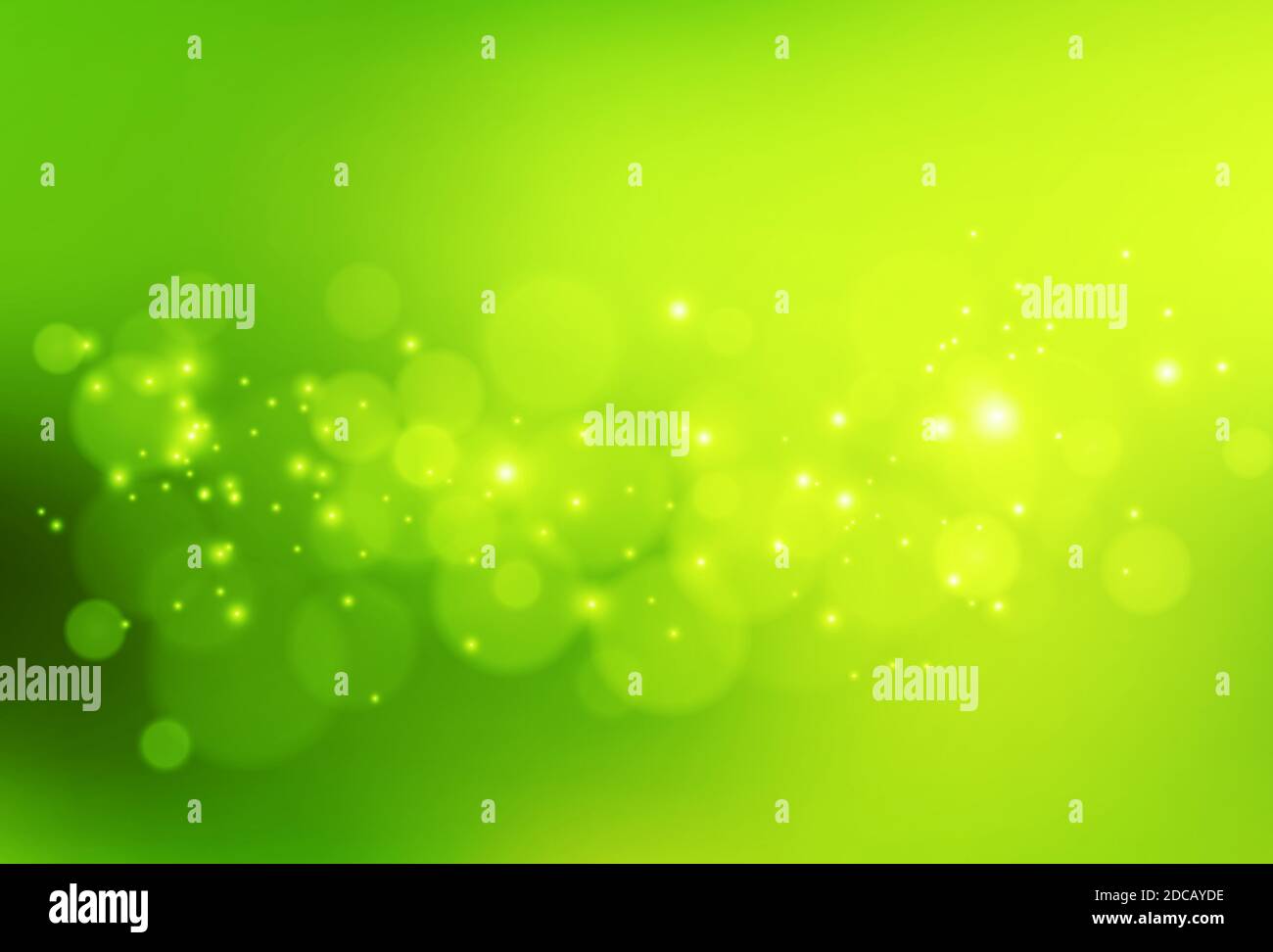 Vector abstract background green and fresh bokeh Stock Vector