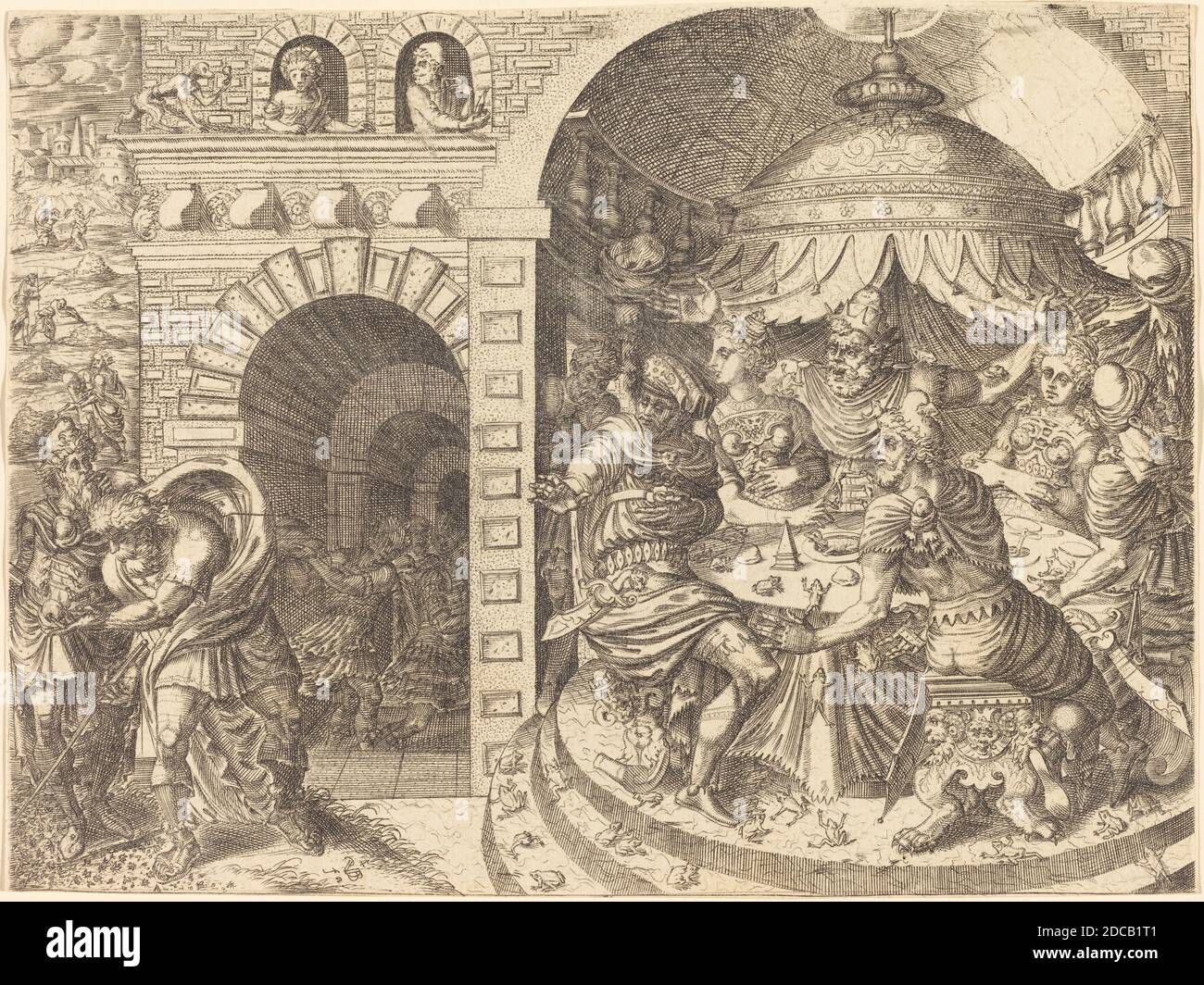 Pierre II Woeiriot de Bouzey, (artist), French, 1532 1599, Pharaoh