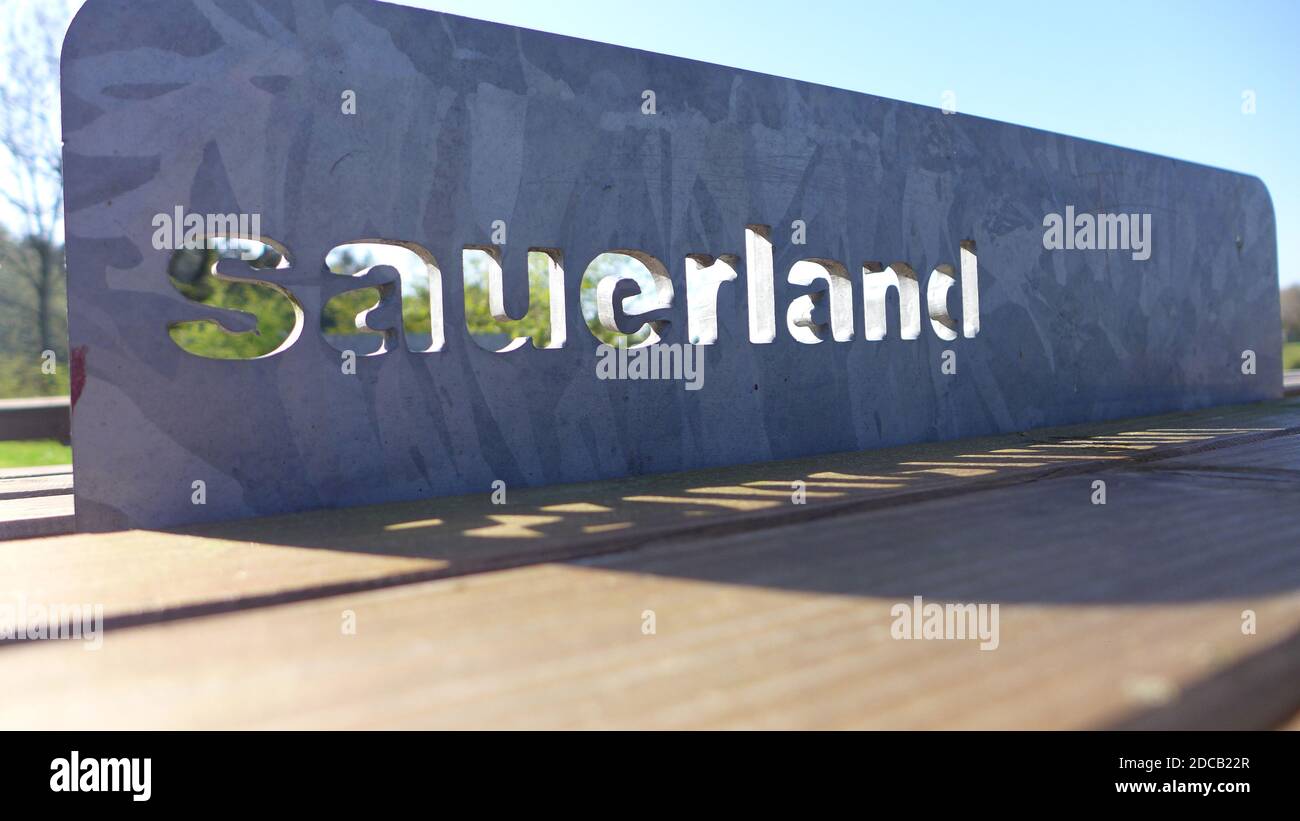 tourismus in Sauerland, Germany, North Rhine-Westphalia, Sauerland Stock Photo