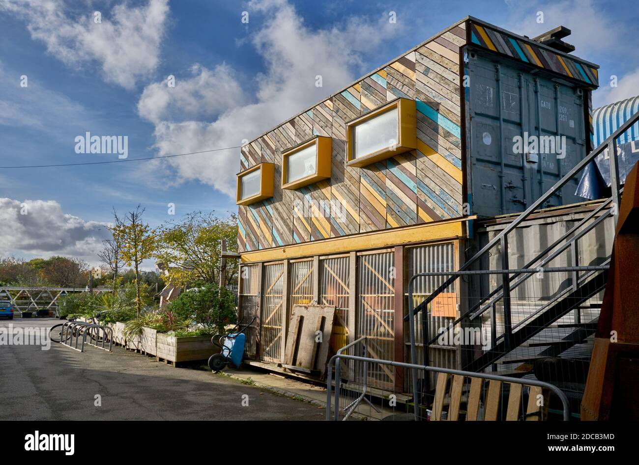 cody dock community hub on the River Lea in Newham Stock Photo Alamy